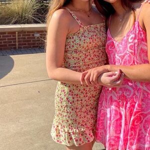 bodycon ruched floral mini dress